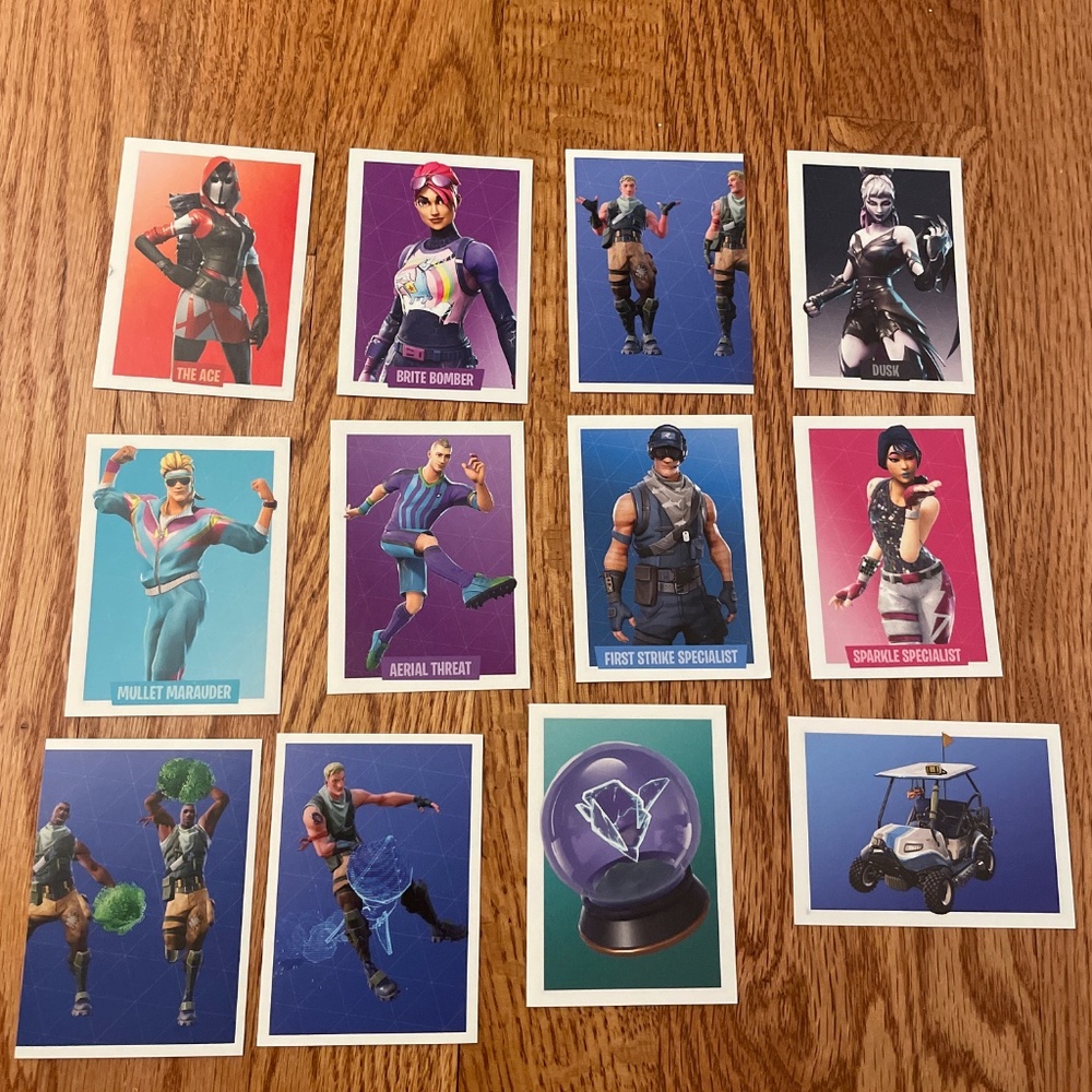 Lot of 116 Random Panini Fortnite Series 1 Stickers/Trading Cards! - Picture 4 of 15